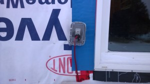 GFCI outlet powering the RV