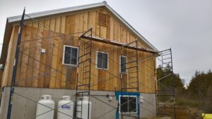 Siding largely completed!
