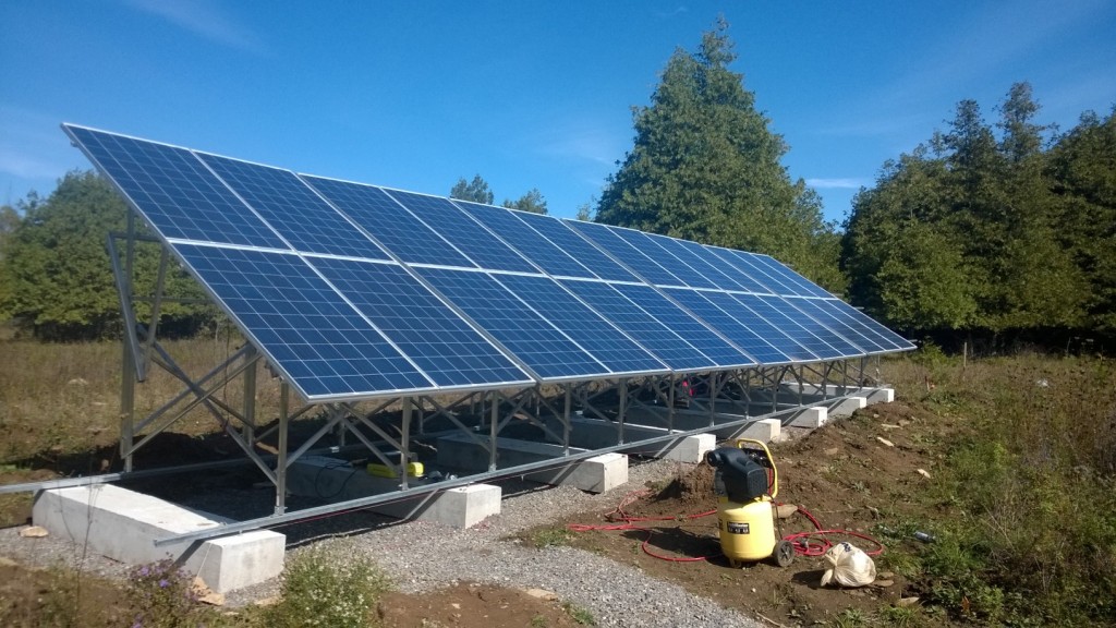 Solar panels all installed!