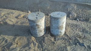 Concrete cylinders